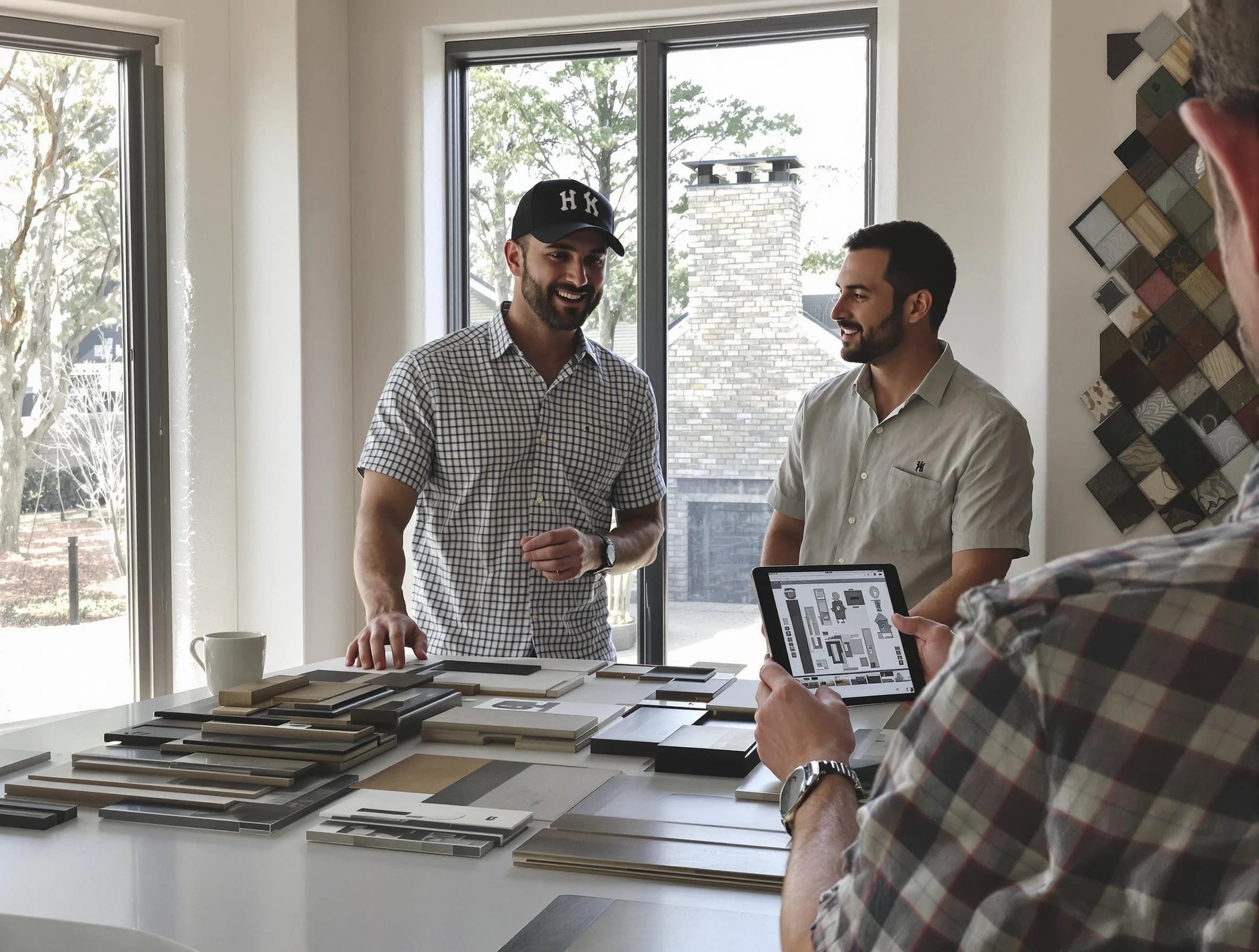Rostraver Chimney Sweep remodeling a chimney and fireplace in Rostraver, PA