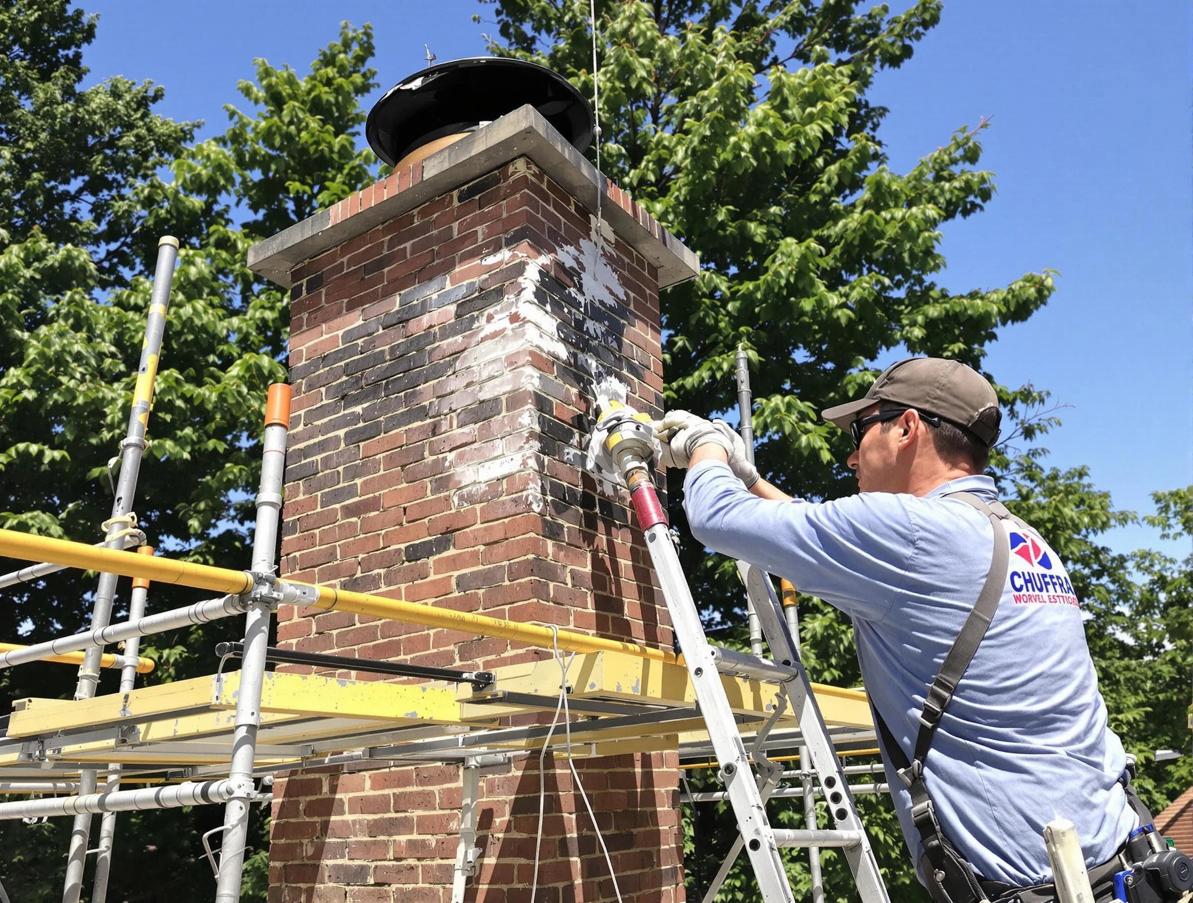 Structural chimney repair by Rostraver Chimney Sweep in Rostraver, PA