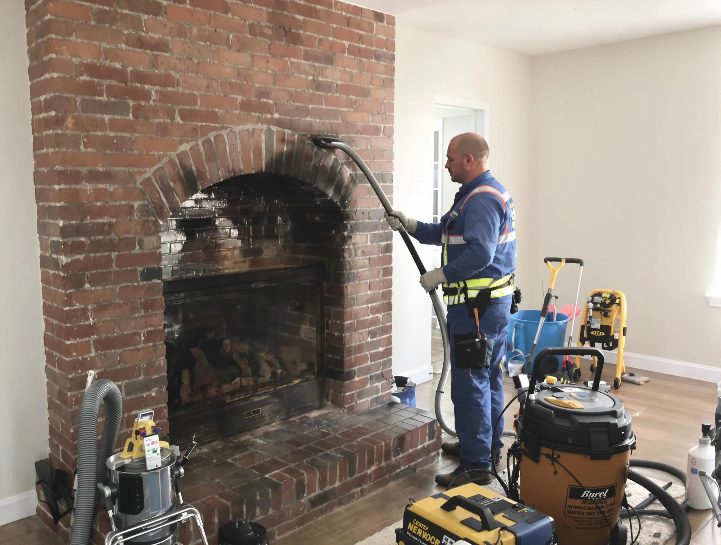 Rostraver Chimney Sweep expert performing detailed chimney sweep in Rostraver, PA