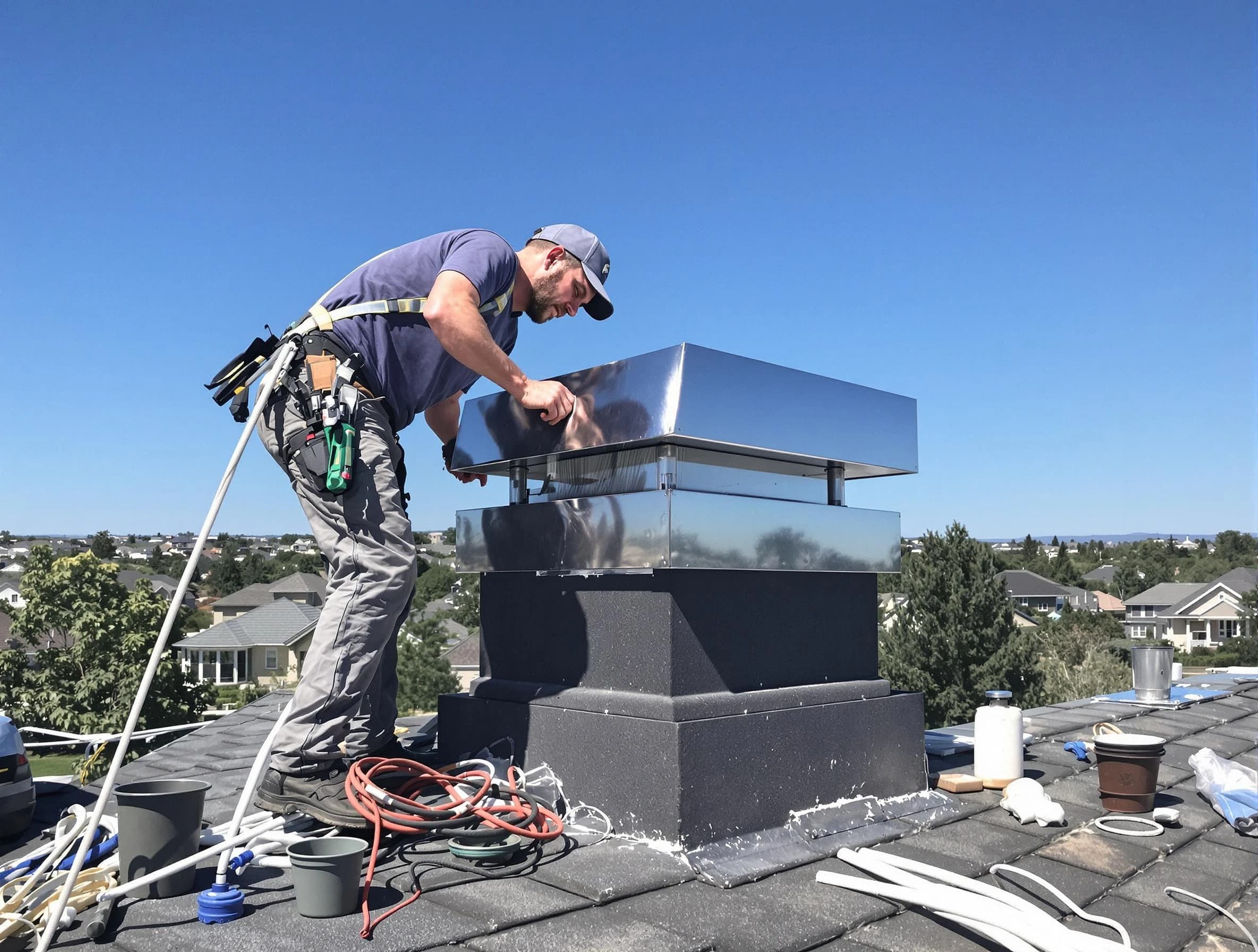 Chimney Cap Services service in Rostraver, PA