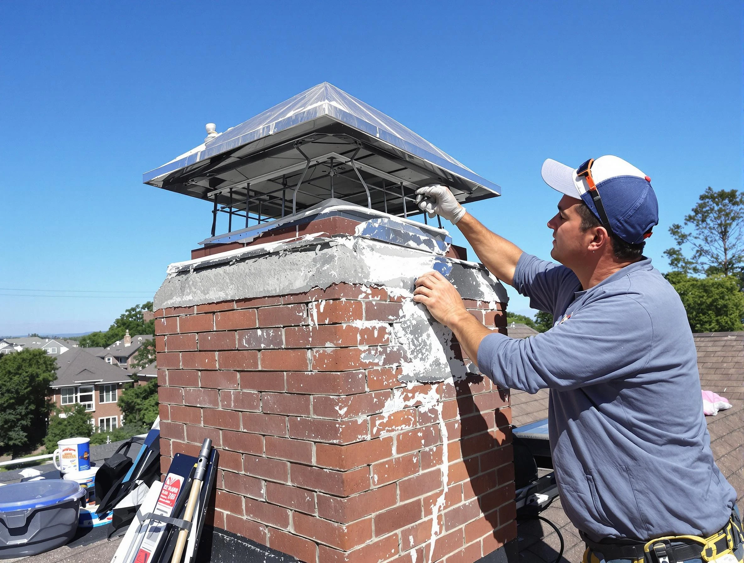 Chimney Crown Services in Rostraver