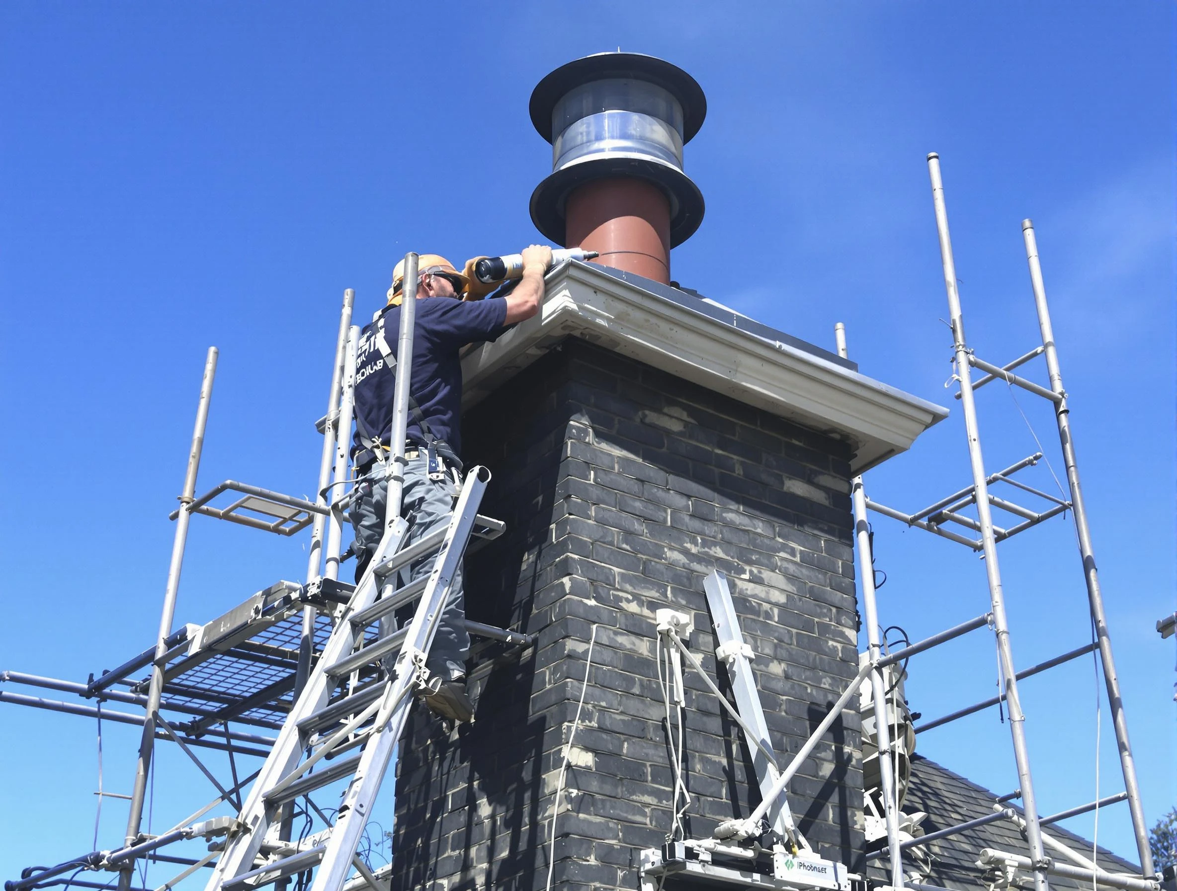 Sturdy chimney crown finished by Rostraver Chimney Sweep in Rostraver, PA