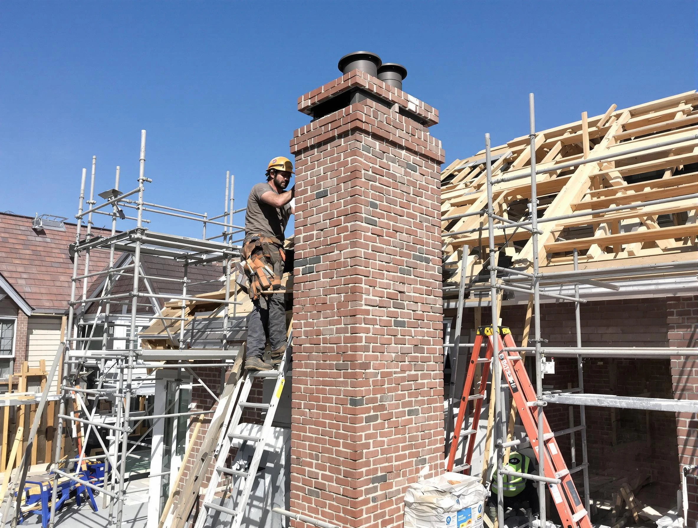 New chimney installation completed by Rostraver Chimney Sweep in Rostraver, PA