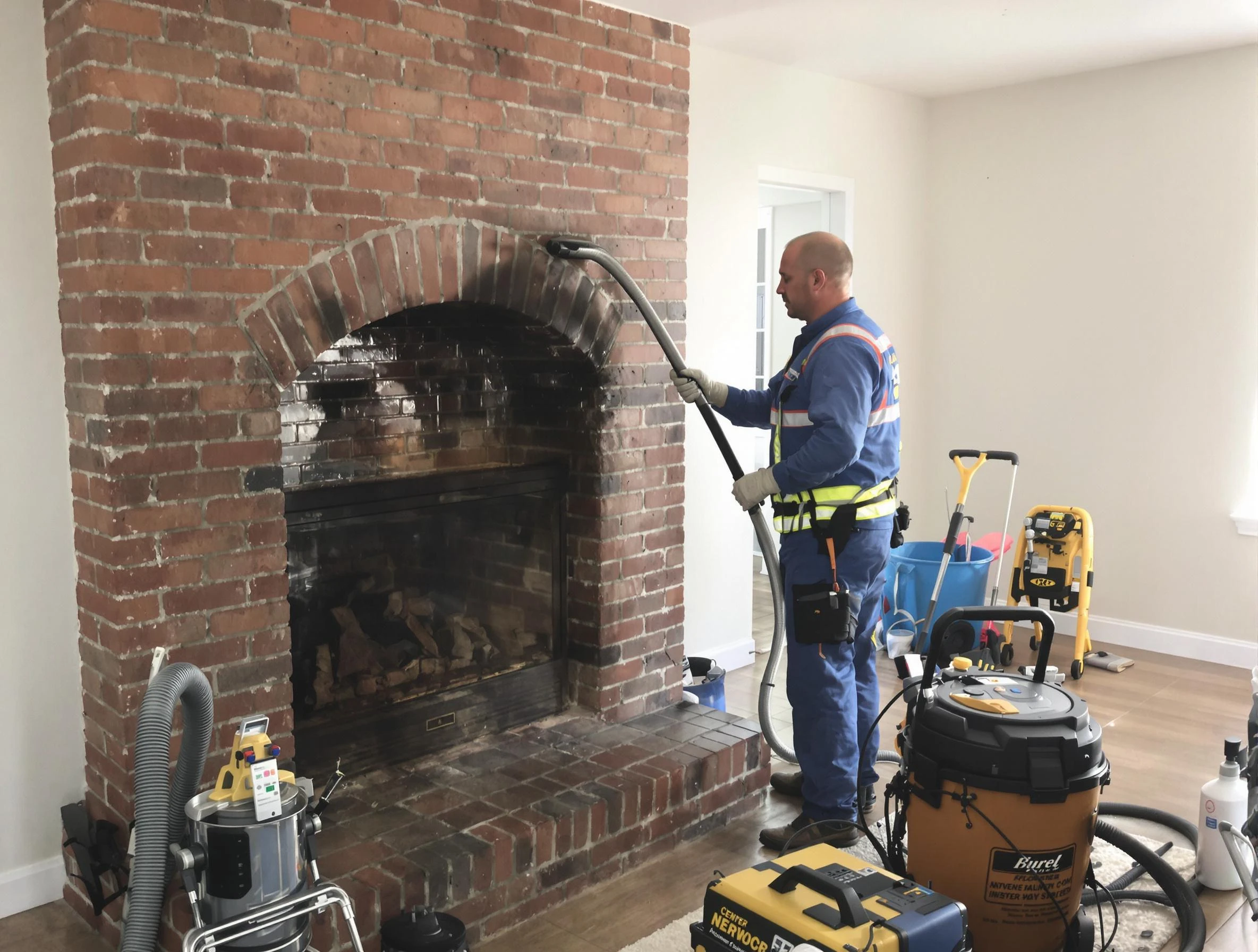 Rostraver Chimney Sweep expert performing detailed chimney sweep in Rostraver, PA